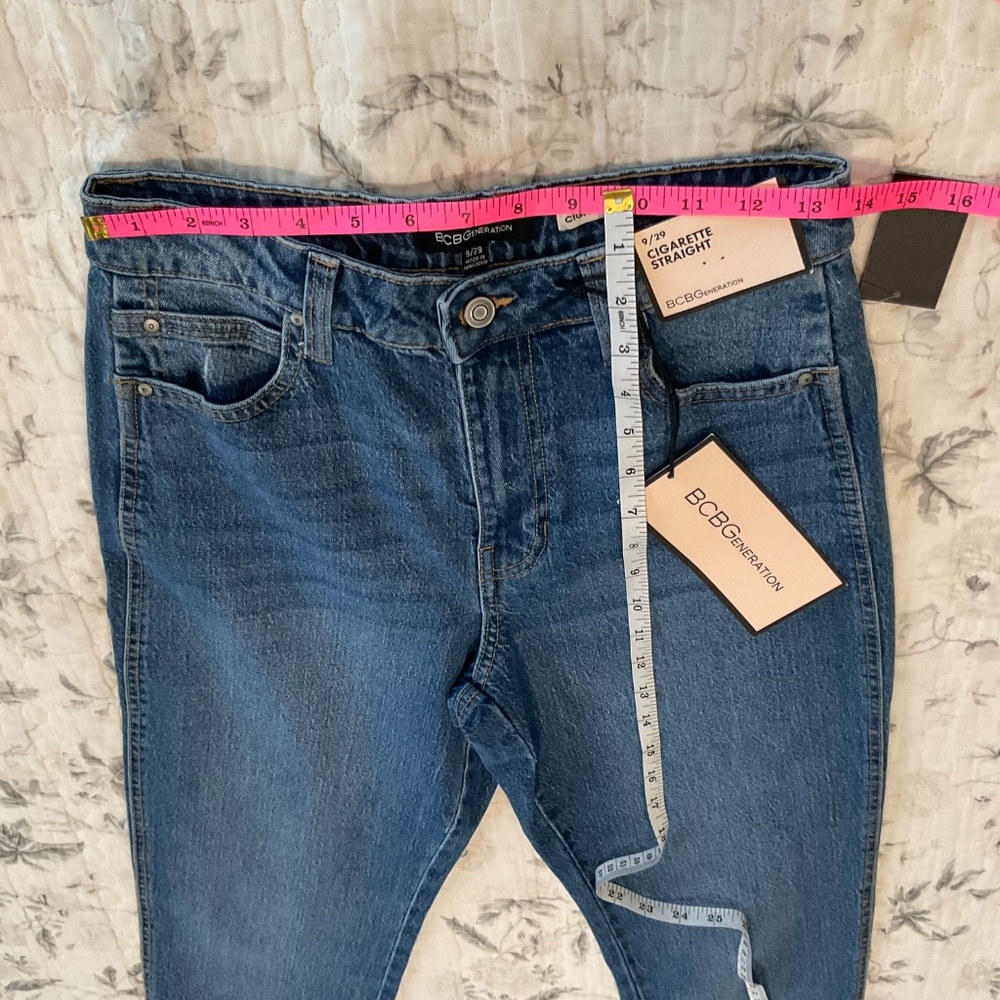BCBGeneration Cigarette Straight Jeans Women's 9/29 NWT - Picture 7 of 10